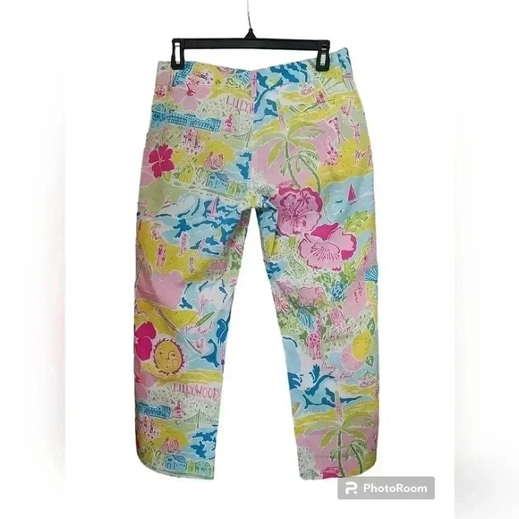 Lilly Pulitzer Lilly Capri Pant in Lillywood - Picture 1 of 5